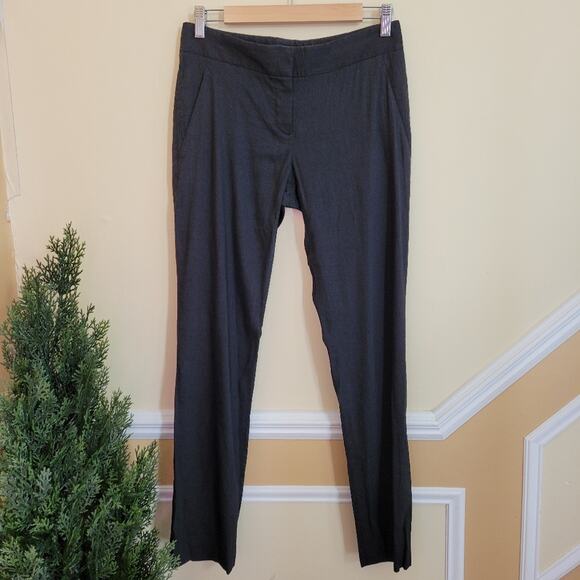 Theory Black Linen Pants size 4 - Picture 2 of 16